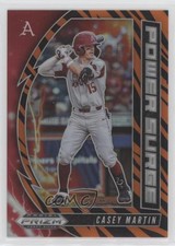 2020 Panini Prizm Draft Picks Power Surge Tiger Stripes 11/99 Casey Martin 1l2