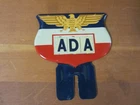 Vintage WW2 Era Red~White~Blue Eagle ~ License Plate Topper Patriotic Military