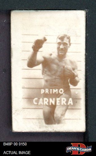 Primo Carnera #12 1948 Topps Magic card