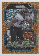 2021 Panini Prizm Rookie Orange Disco Prizm Jay Tufele #440 09bu