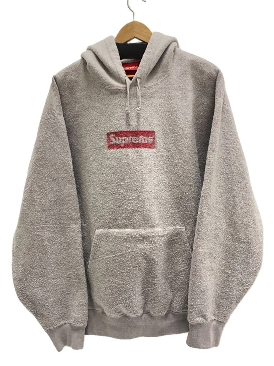 Sweat à capuche Supreme gris XL occasion