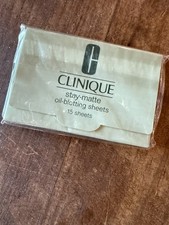 Clinique Stay-Matte Oil Blotting Sheets 15 Sheets Total New Package Discontinued