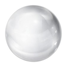 40mm/1.6" Crystal Sphere Ball Glass Solid Ball for Decoration, Clear