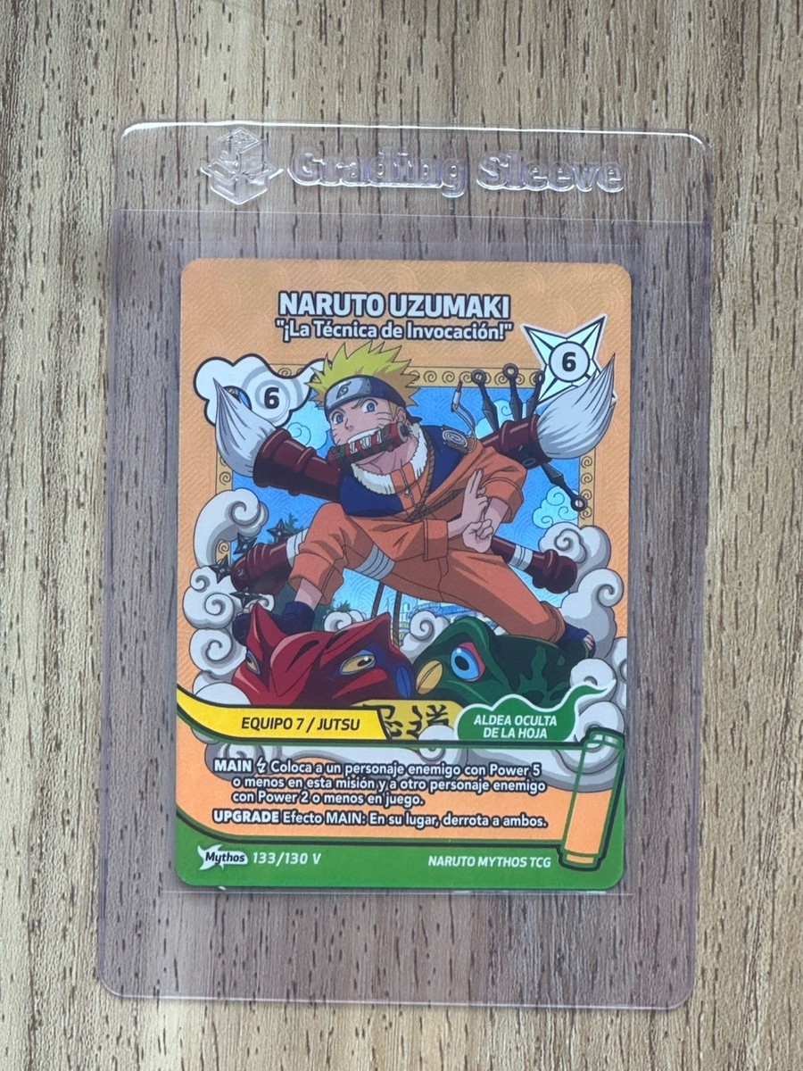 Naruto Uzumaki 133/130 V Promo ES – Naruto Mythos TCG Spain