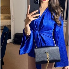 Royal Blue Kimono Mini Dress – Nasty Gal – Size 6 in