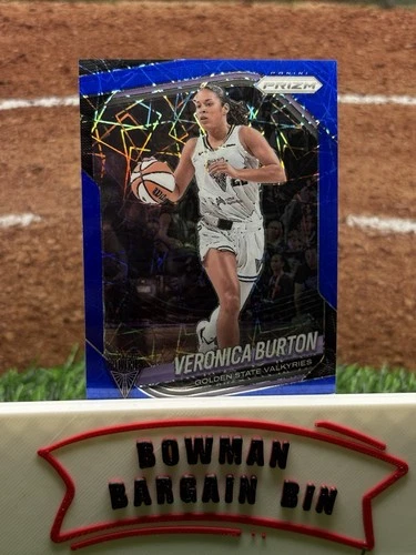 2025 Panini Prizm WNBA - Blue Velocity Prizm #70 Veronica Burton Valykries