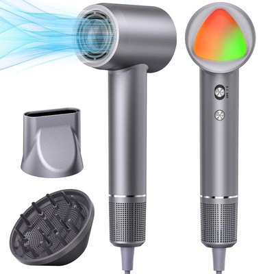 Hair Dryer, 160000 RPM Portable Professional Ionic Hair Dryer with 500 Millio...