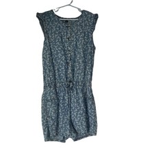 Joe's Youth Girls Size 10 Blue Floral Romper