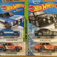 HOT WHEELS 2015 #221 FAST FURIOUS 2019 #102 2020 #52 70 FORD ESCORT RS1600 X4