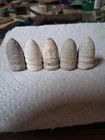 5 Dug Civil War sharps Bullets