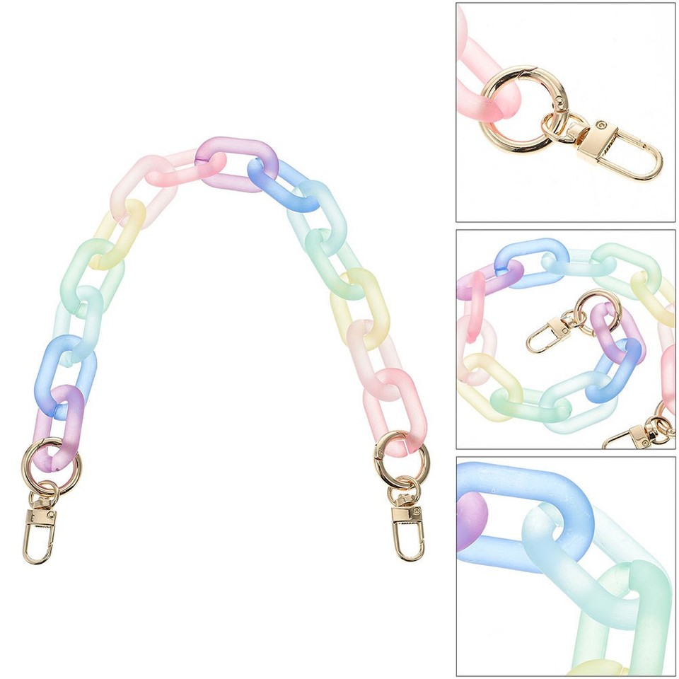 Reusable Acrylic Bag Chain for DIY Purse Strap Extension Lightweight ...