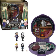 Polly Pocket Collector Playset, the Addams Family Compact with 4 Special Edition