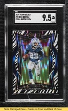 2024 Select Concourse Zebra Shock Prizm Rico Dowdle #90 SGC 9.5 Mint+ READ j6a