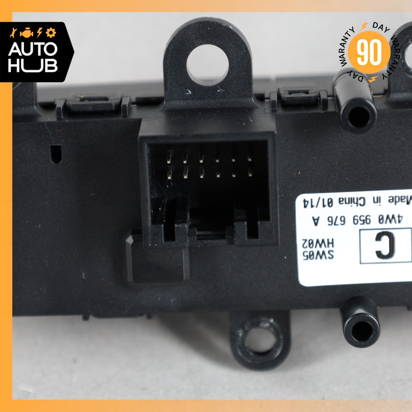 14-15 Bentley Flying Spur Center Console Switch Panel 4W0959676A OEM 40k