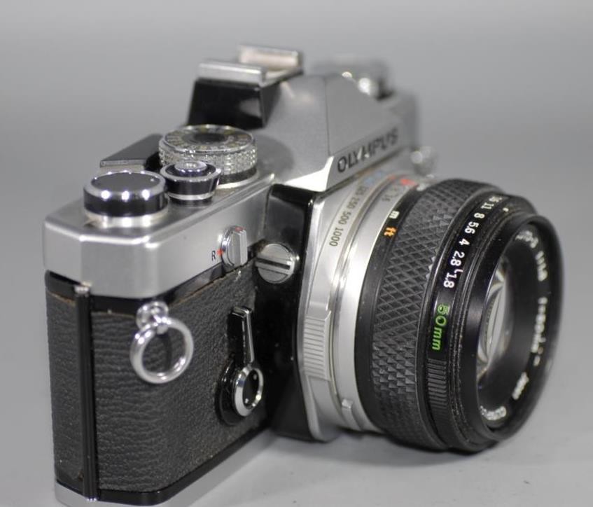Olympus OM-1 camera with 50mm f1.8 OM Zuiko MC lens OM1
