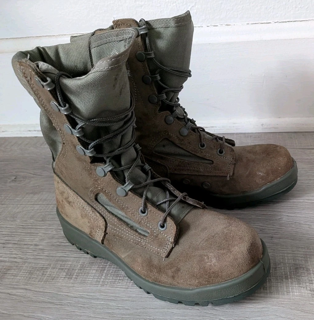 Belleville 300 DES ST Combat Boots Mens 10.5R Steel Toe Vibram USA Desert Boots Belleville Beige for Men for Sale | Shop New  main image 3