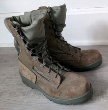Belleville 600 Military Combat Boots Men's Sz 8 R Sage ASTM Steel Toe