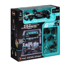 1/43 Bburago Pit Stop Diorama Lemis Hamilton #44 Formula 1