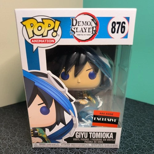 Demon Slayer Giyu Tomioka #876 Funko Pop Vinyl AAA Anime Exclusive Hashira