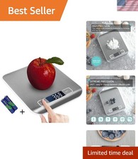 Elegant Anti-Fingerprint Kitchen Scale: LCD, ...