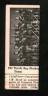 1924-25 Dominion Chocolate Hockey Card North Bay Hockey Team #112 (501404)