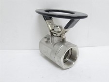 232372 New-No Box; Industry-Std 1WNB5 Ball Valve; SS-316; 1-1/2NPT; Inline