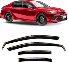 Voron Glass in-Channel Extra Durable Rain Guards for Toyota For Camry 18-24 