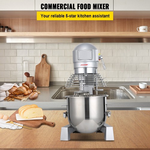 15QT Commercial Food Mixer Electric Dough Mixer 3 Speeds Pizza Bakery 600W - Picture 2 of 9