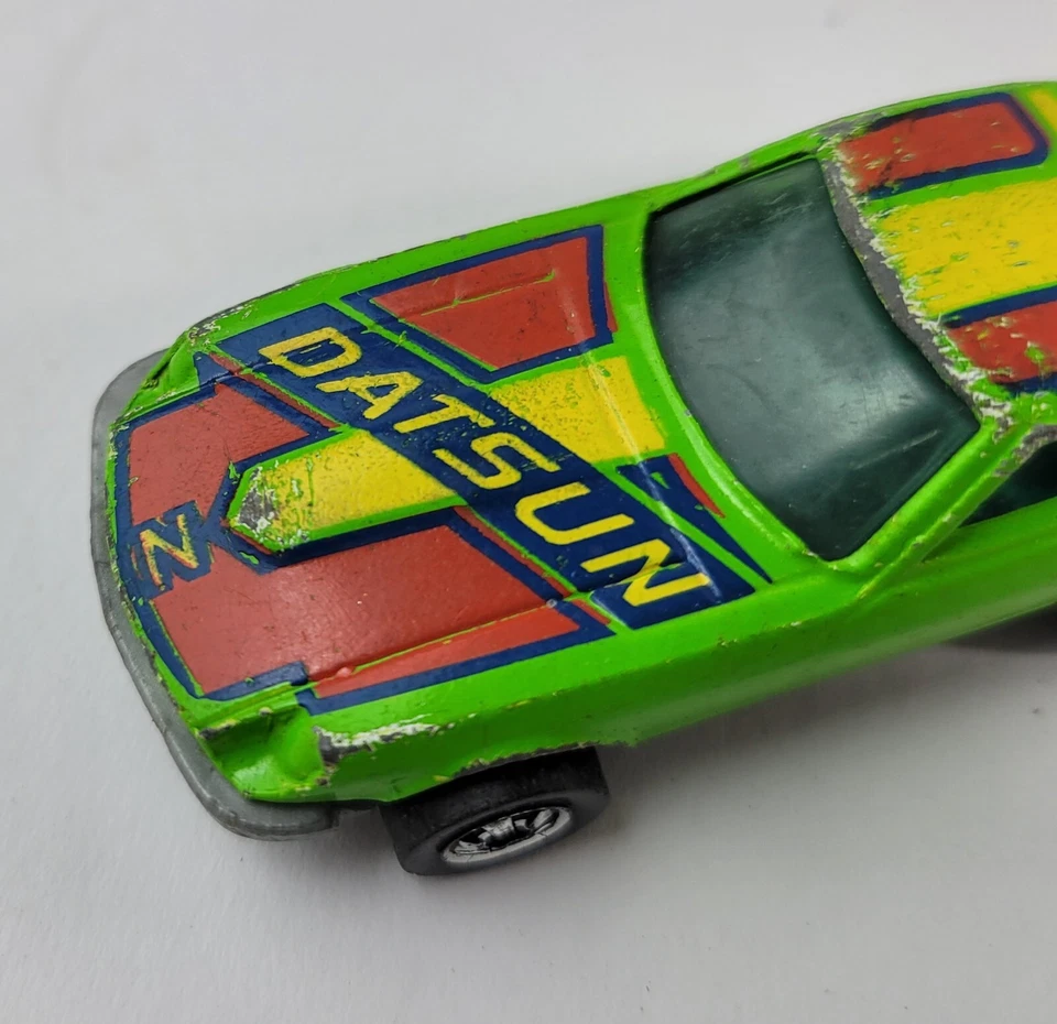 Vintage Mattel Hot Wheels Speed Machines Datsun Z Whiz Green 1976 Fairlady Rare - Image 4 of 4