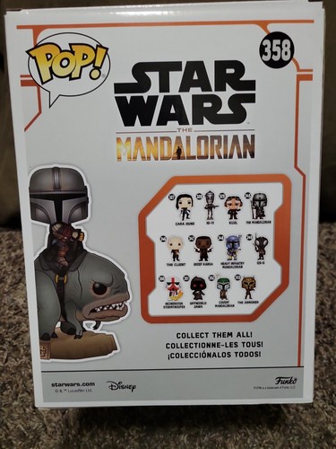 Funko Pop - The Mandolorian/The Mandolorian on Blurrg #358 - Imagen 2 de 7