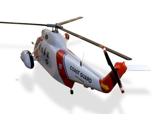 Sikorsky HH-52A Seaguard US Coastguard Port Angeles elicottero in legno piccolo 1/48 - Foto 4 di 12