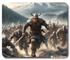 Viking Army  Gaming Mouse Pad / Mousepad Nordic Norse Fantasy Art Gamer Gift