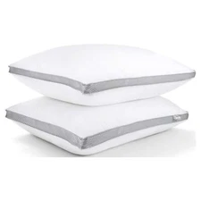 JML 2 Pack Cotton Down Alternative Pillows,Queen Size Bed Pillows Gusseted