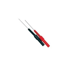 Electronic Specialties 142-5 Flexible Silicon Back Probe Pins, Red & Black