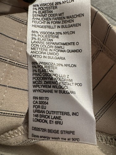 URBAN OUTFITTERS Bluse Damen Größe: S-P Farbe: Beige - Bild 10 von 10