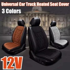 Universal 12V Car Truck Heated Seat Cover Heating Cushion Pad Heater Warm Winter