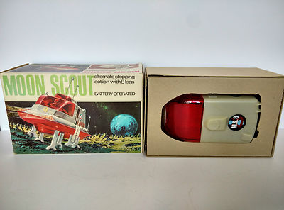 MINT ASTRONAUT ROBOT SPACE SCOUT SHIP MADE IN HONG KONG EXACTLY JAPAN  NOMURA 