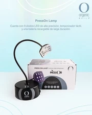 Lámpara Press On Sensor Negra Organic Nails