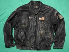 Harley Davidson Lederjacke XXL aus Bikergang Rarität Motorrad Biker