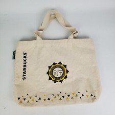 Starbucks Korea Eco Bag Tote Shoulder Bag Natural Canvas Limited Edition