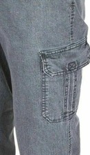 Jeans Herrenjeans Strechjeans Schlupfjeans Gummibund Cargo Schlupfhose M-5XL 300