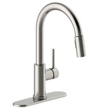 Design House 593822 Eastport II 1.8 GPM 1 Hole Pull Down Kitchen - Nickel