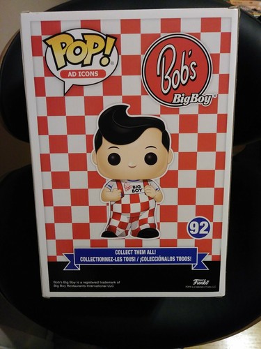 Funko Pop Ad Icons 10" Bob's Big Boy Limited Edition 92 - Picture 6 of 10