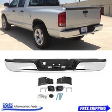 Chrome Complete Rear Step Bumper Assembly For 2004-2008 Dodge Ram 1500 2500 3500