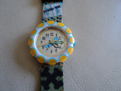 Swatch Flik Flak Unisex Kinder Swiss Made Quarzuhr funktioniert