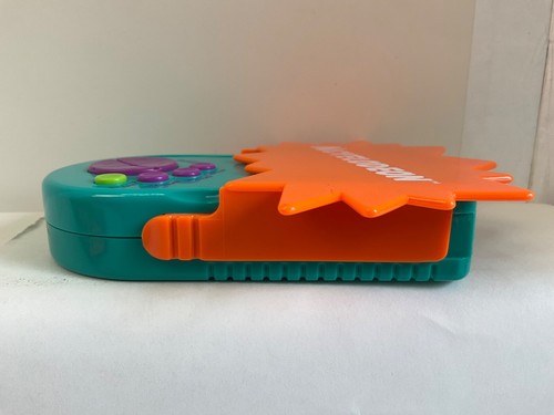 Tested ! Nickelodeon Nick Puzzler Teal Green Handheld Travel Game Electronic LCD - Picture 12 of 13