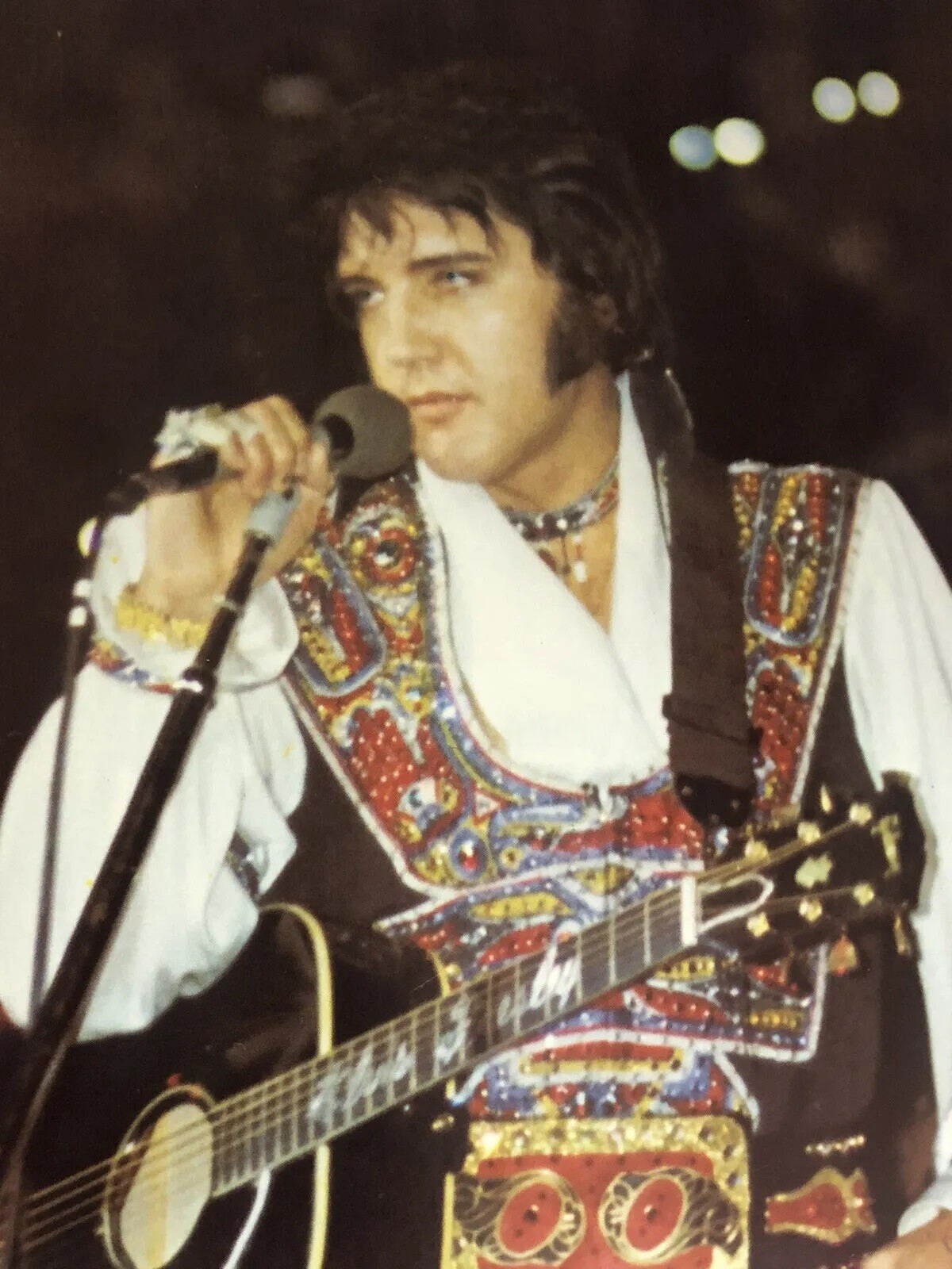 Elvis Presley Vintage Elvis In Vegas Jumpsuit 8×10 PHOTO PRINT – Zambi  Restaurant, image size:1200x1600