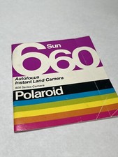Polaroid Sun 660 Autofocus Instant Land Camera Instruction Booklet
