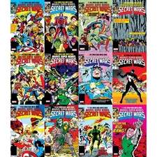 MSH Secret Wars (1984) #1 2 3 4 5 6 7 8 9 10 11 12 Marvel FACSIMILE COVER SELECT