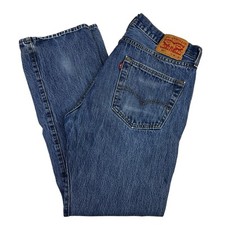 Vintage Levis 501 Button Fly Jeans Light Wash Denim Size 36x32